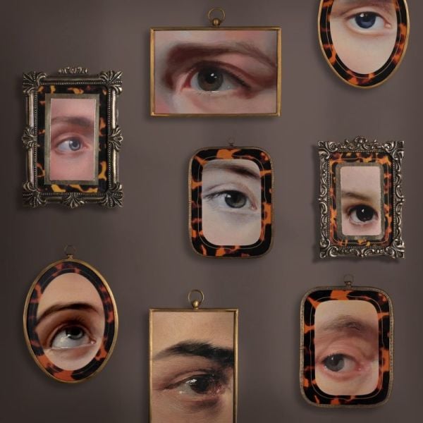 'GÖZLER' OVAL 19.YY ÇERÇEVE SETİ (4'lü Set)