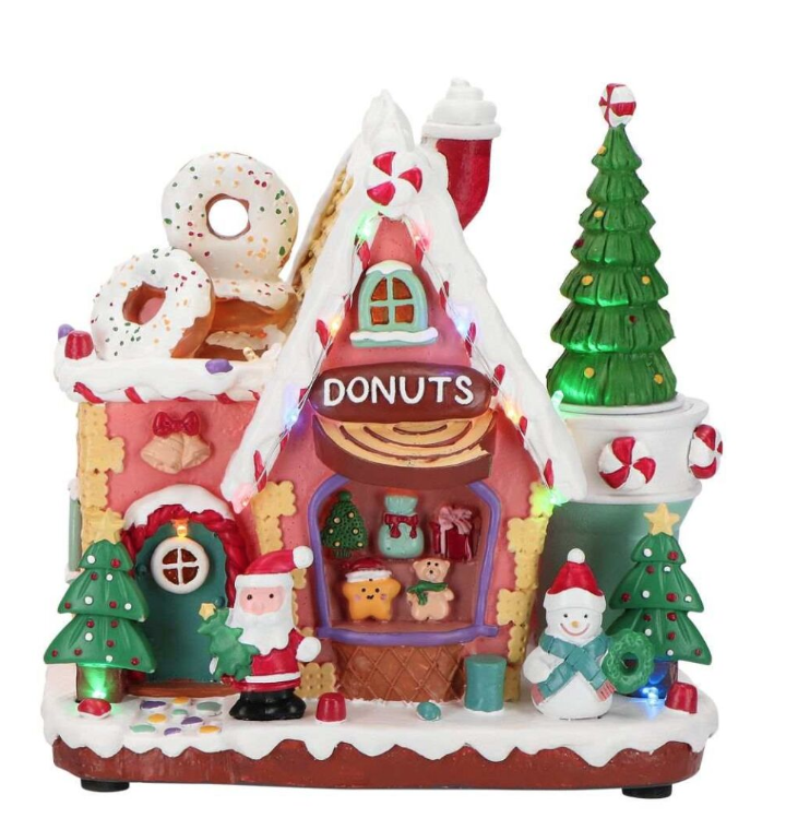 Işıklı Donut Evi Yılbaşı Dekoru