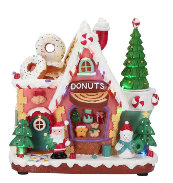 Işıklı Donut Evi Yılbaşı Dekoru