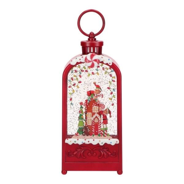 Şeker Diyarı Işıklı Fener Hareketli Kar Küresi