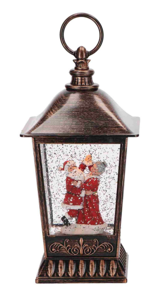 Noel Baba ve Anne Danslı Su Feneri