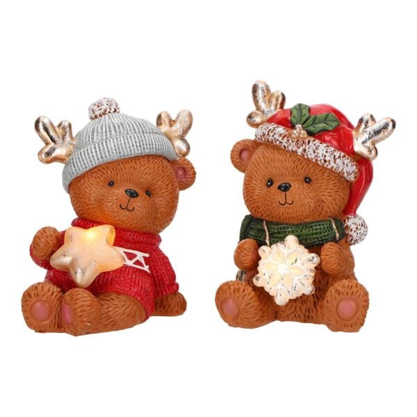 Yılbaşı Ayıcığı Yıldız Işıklı Dekor