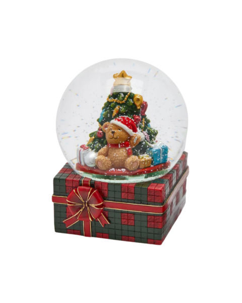 Yılbaşı Hediye Kutusu Su Küresi