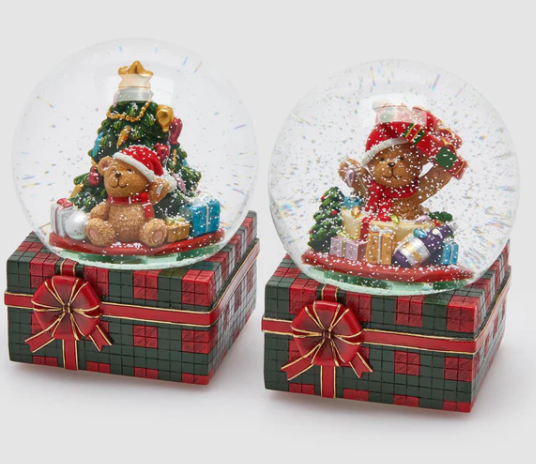 Yılbaşı Hediye Kutusu Su Küresi