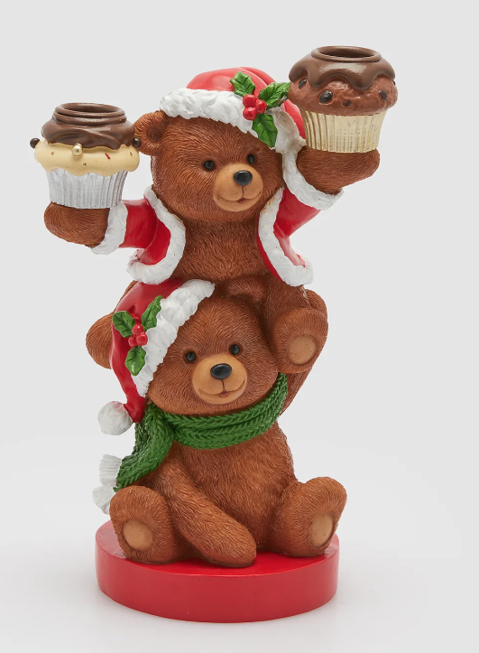 Ayıcık Yılbaşı Şamdanı