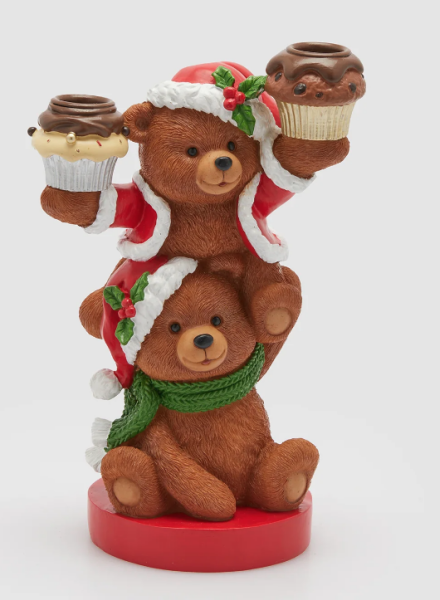 Ayıcık Yılbaşı Şamdanı