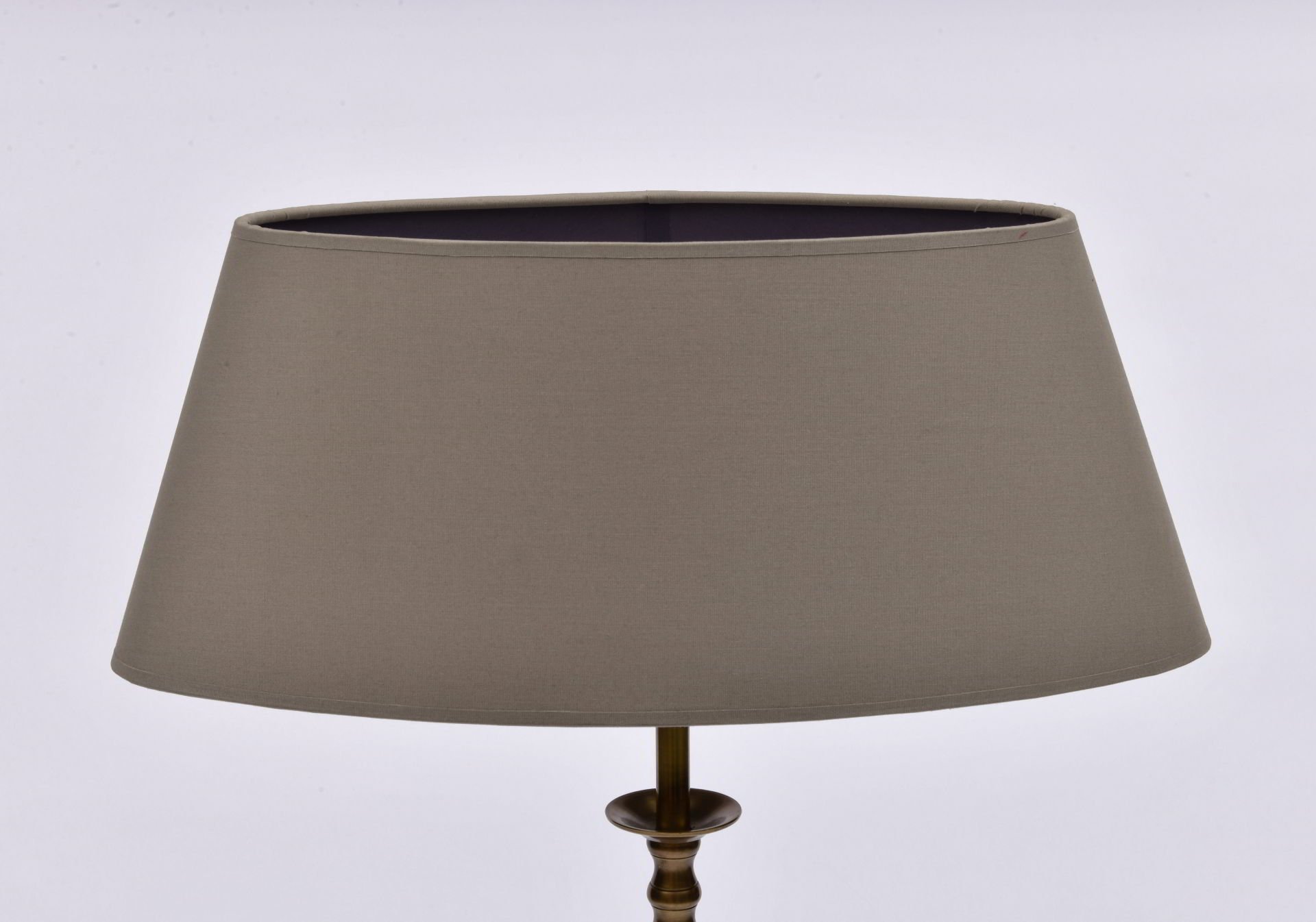 OVAL ABAJUR ŞAPKASI - GRİ