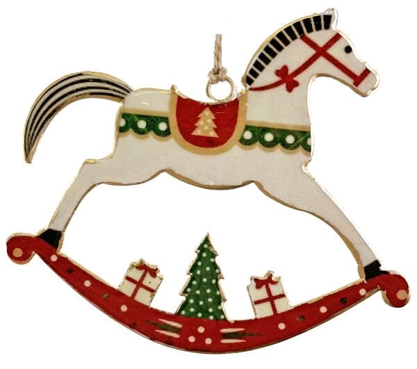 Metal Sallanan At Yılbaşı Süsü