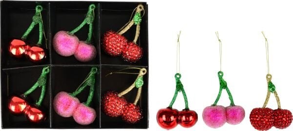 5598 Glass Jewelry Cherry   hoff