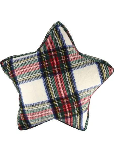 İskoç Kareli Yıldız Yastık
