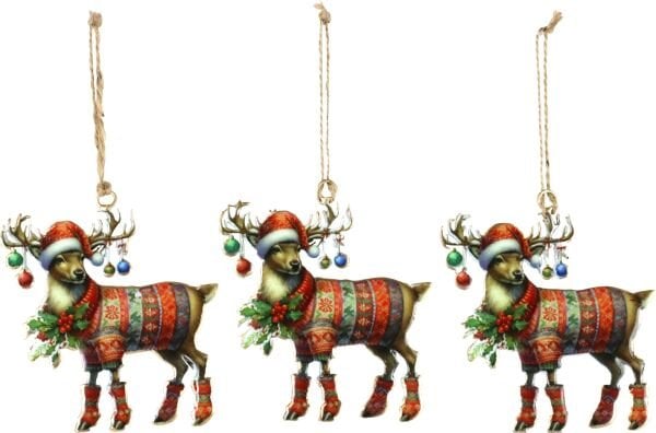 Jingle Geyik Ağaç Süsü