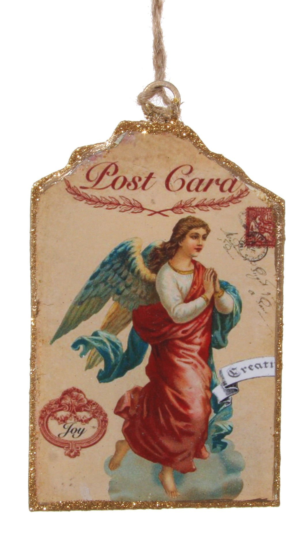 MELEKLİ KARTPOSTAL YILBAŞI SÜSÜ