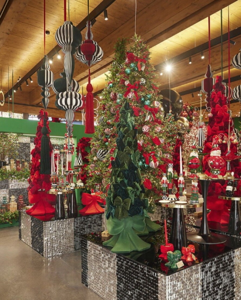 Kırmızı Kadife Fiyonklu Çam Ağacı Altlığı