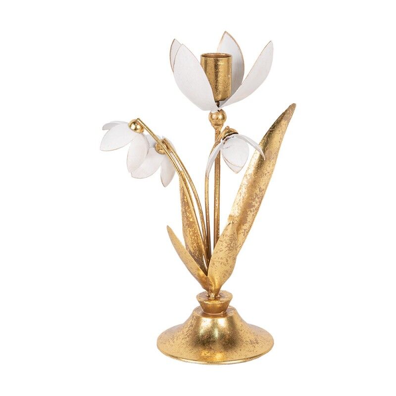 Lumière Fleur Altın Şamdan