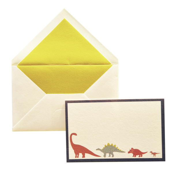 Dinosaurs Tebrik Kartı 10'lu Kutu