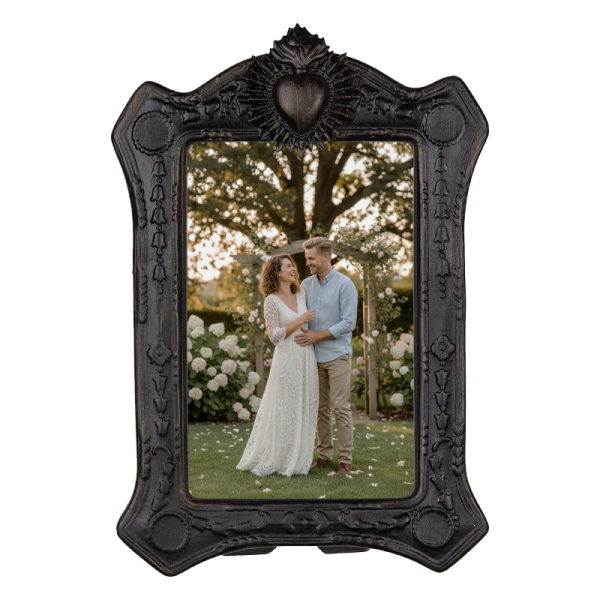 Sacred Heart Dikdörtgen Fotoğraf Çerçevesi - 10 x 15 cm