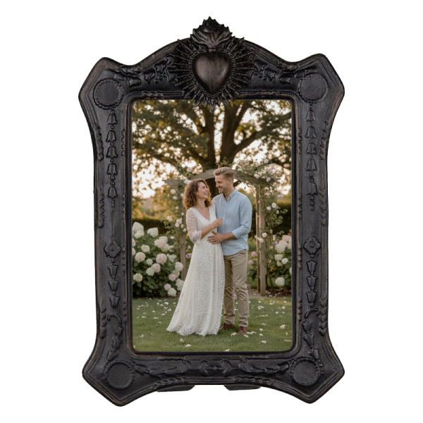 Sacred Heart Dikdörtgen Fotoğraf Çerçevesi - 10 x 15 cm