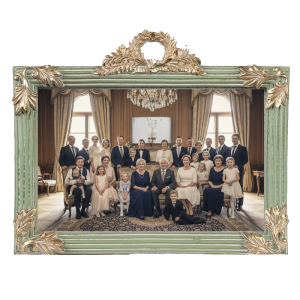 Wreath Vibe Dikdörtgen Fotoğraf Çerçevesi