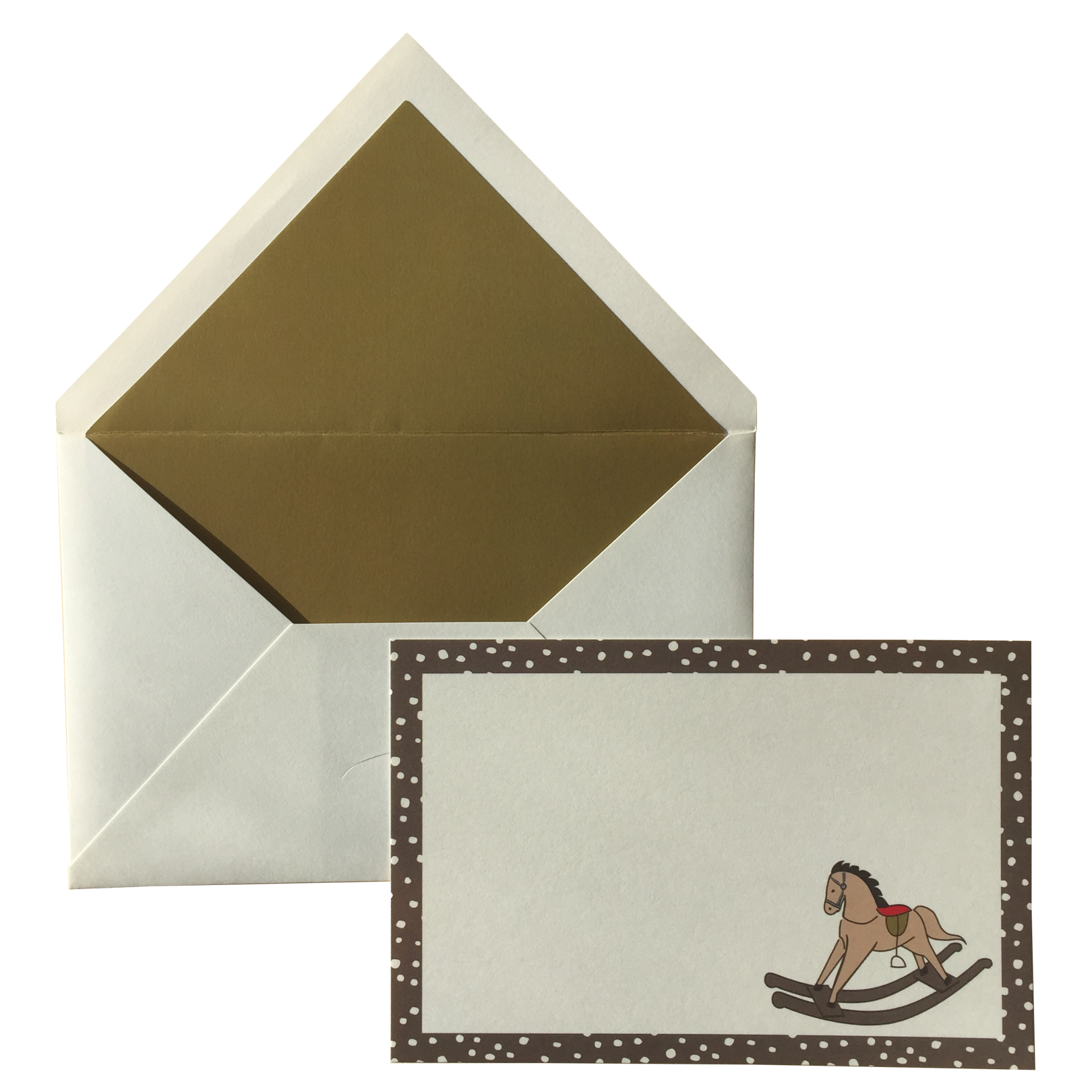 Tahta At Tebrik Kartı 10 Adet