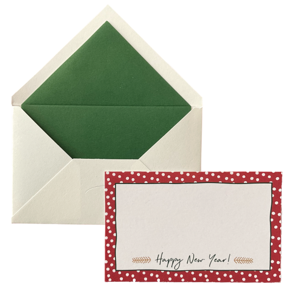 Yılbaşı White Snows Tebrik Kartı 10'lu Kutu