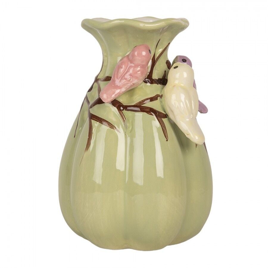 Birdsong Green Seramik Vazo - Büyük