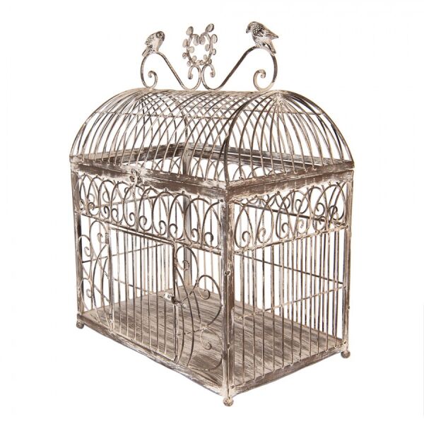 Vintage Ferforje Dekoratif Kuş Kafesi, Büyük