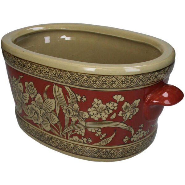 Terra Porselen Saksı / Çiçeklik