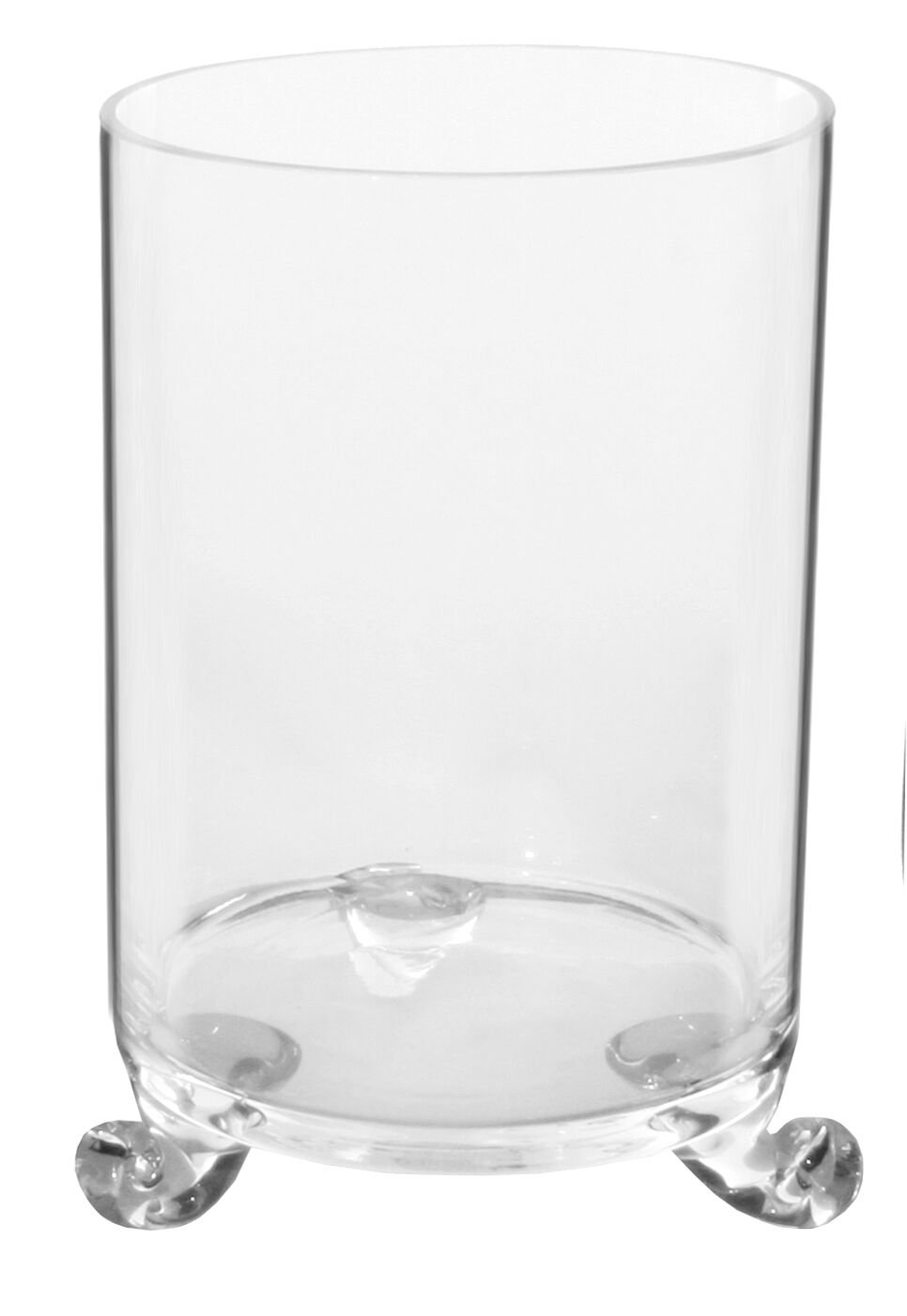 3 Ayaklı Cam Silindir Vazo