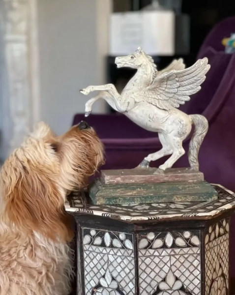 Pegasus Kanatlı At Heykel – Mitolojik Dekoratif Heykel